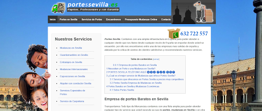 Empresas de transporte en Sevilla