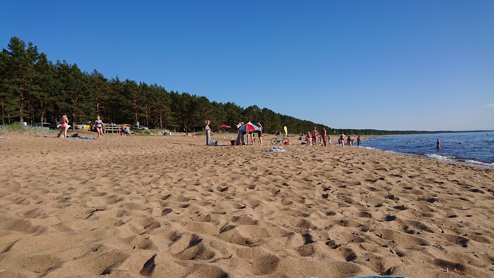 Zdjęcie Saulkrasti beach i osada