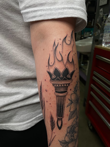 Explore elephant tattoo ideas for females, creative tattoo ideas in Spring, available at Skin Stories Tat2