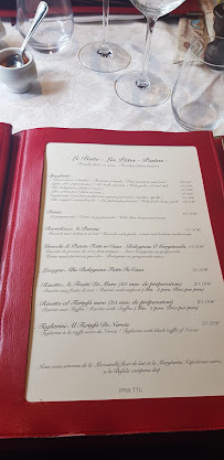 Casa Valerio à Chamonix-Mont-Blanc menu