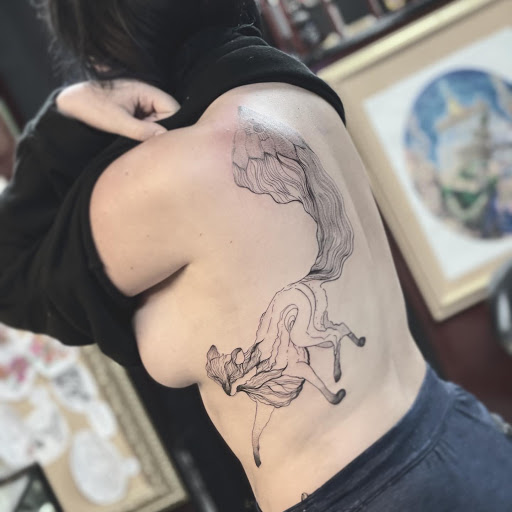 Explore journey tattoo ideas, creative tattoo ideas in Cambridge, available at Hidden Vibes Tattoo