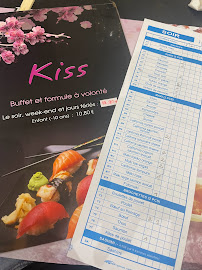 Restaurant de sushis Restaurant KISS à Paris - menu / carte
