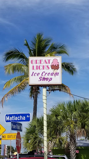 Ice Cream Shop «Great Licks Ice Cream Shop», reviews and photos, 4643 Pine Island Rd, Matlacha, FL 33993, USA