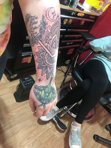 Explore anxiety mental health tattoo ideas, creative tattoo ideas in Windsor, available at Spillen Ink
