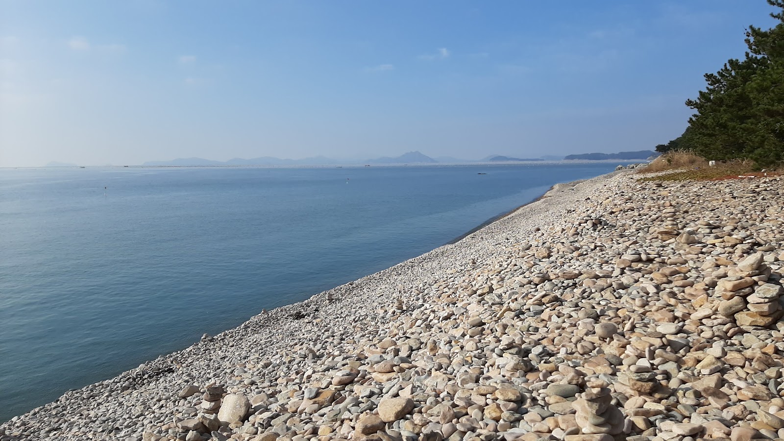 Ocheon Beach的照片 具有非常干净级别的清洁度
