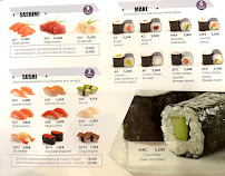 Menu / carte de Sushi Izu à Noisy-le-Grand