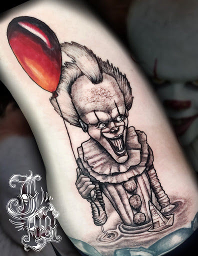 Explore smiley face tattoo ideas, creative tattoo ideas in Lombard, available at New Hope Tattoo