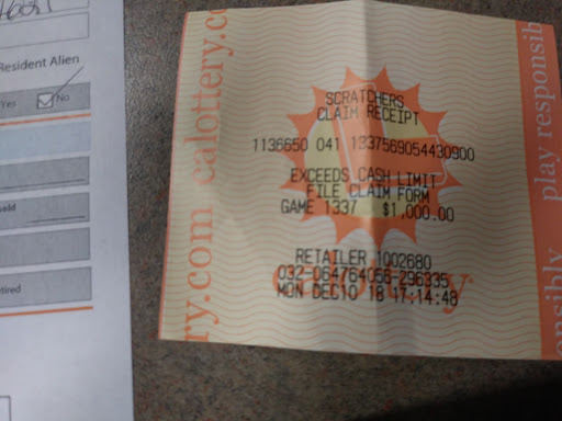 Lottery Retailer «California Lottery», reviews and photos, 2489 Industrial Pkwy W, Hayward, CA 94545, USA