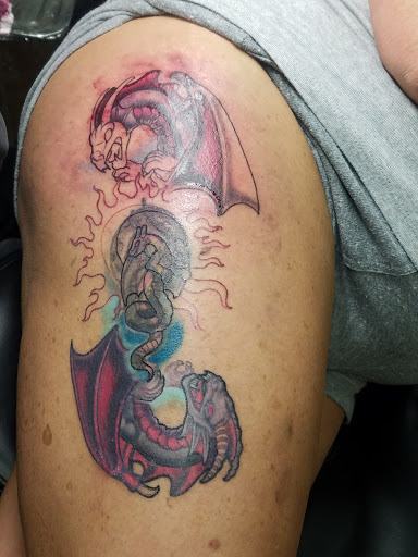 Explore archery tattoo ideas, creative tattoo ideas in Arlington, available at Urbans Tattoo & Piercing Studio