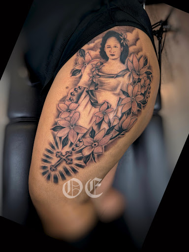 Explore farm tattoos ideas, creative tattoo ideas in Chatsworth, available at Old English Tattoo Studio