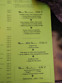 Carte du Restaurant le Bocaccino à Barcelonnette