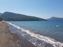 Foto von Hisaronu Koyu beach mit sehr sauber Sauberkeitsgrad