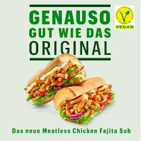 Sandwicherie Subway à Frankfurt an der Oder (la carte)