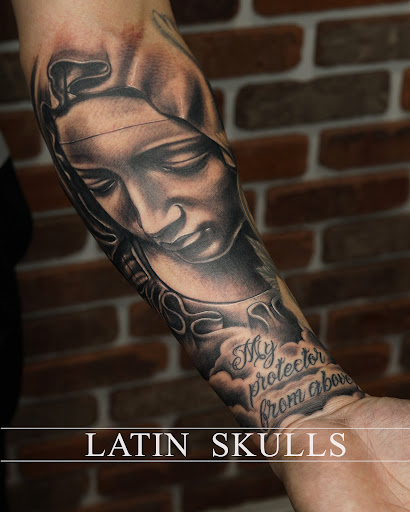 Explore cna tattoo ideas, creative tattoo ideas in Pico Rivera, available at Latin Skulls