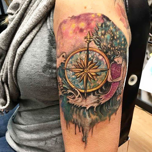Explore oni tattoo ideas, creative tattoo ideas in Indianapolis, available at Inkfam Tattoo Gallery