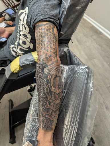 Explore forearm mens first tattoo ideas, creative tattoo ideas in Elkhart, available at Main Street Tattoos