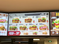 Restauration rapide Burger King à Angers (la carte)