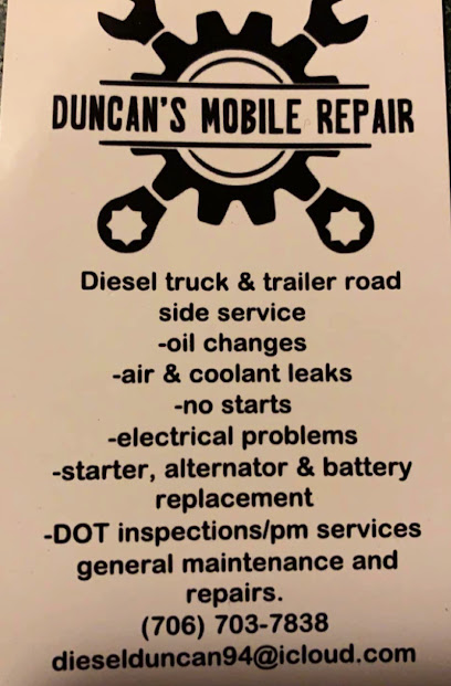 Duncan’s mobile Truck repair