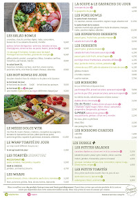 Menu du Dubble Neuilly | Healthy Food à Neuilly-sur-Seine
