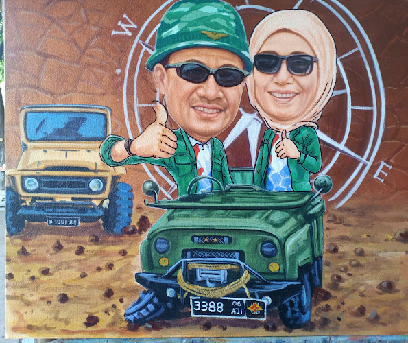 Jasa lukis wajah pasar baru