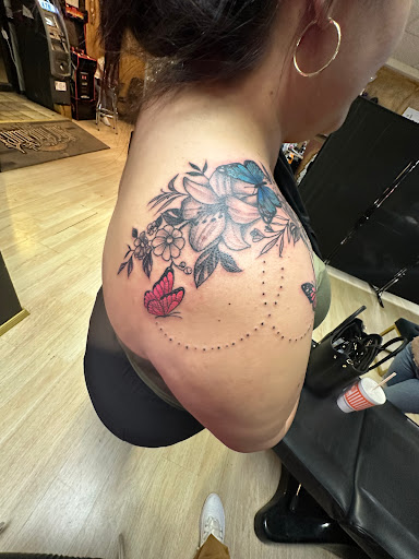 Explore tattoo ideas for karma, creative tattoo ideas in Midland, available at The Company Ink