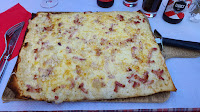 Tarte flambée du Restaurant de spécialités alsaciennes Restaurant Au Cerf à Rœschwoog - n°1