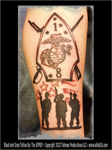 Explore left arm sleeve tattoo ideas, creative tattoo ideas in Topeka, available at Artist Alley Studio Tattoos & Piercings