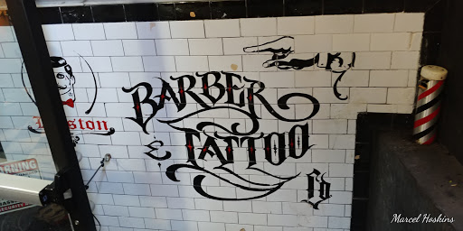 Explore trapped tattoo ideas, creative tattoo ideas in Boston, available at Boston Barber & Tattoo Co.