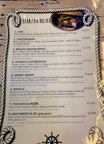 Napulè Hamburgeria Friggitoria & Pizzeria Napoletana à Seriate carte