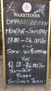 Trattoria Piazza Siciliana à Berlin menu
