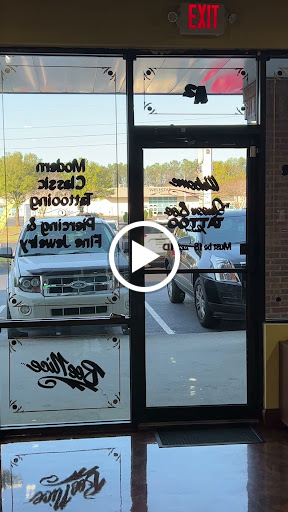 Explore word tattoo ideas for men, creative tattoo ideas in Marietta, available at The Queen Bee Tattoo and Piercing Parlour