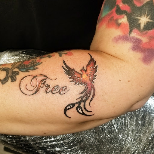 Explore killer klowns from outer space tattoo ideas, creative tattoo ideas in Lubbock, available at Sinners & Saints Art Company