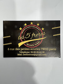 Photos du propriétaire du Kebab Les 5 freres à Paris - n°2