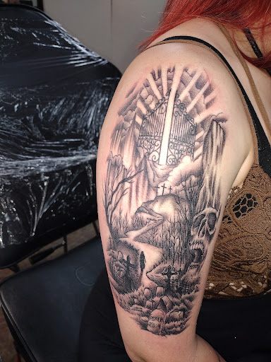 Explore pancreatic cancer tattoo ideas, creative tattoo ideas in Searcy, available at Eternal Art Tattoo Studio lc