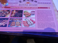 Royal d'Asie à Brive-la-Gaillarde menu