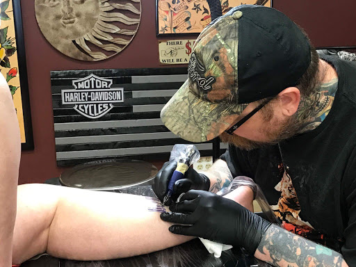 Explore tattoo on bicep ideas, creative tattoo ideas in Seneca, available at Rotation Tattoo