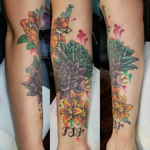 Explore skyline tattoo ideas, creative tattoo ideas in Stayton, available at Sink-Ink