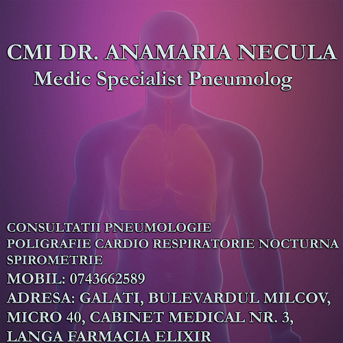 Opinii despre Pneumologie si Medicina somnului - Dr. Anamaria Necula în <nil> - Doctor