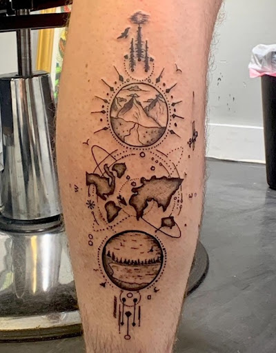 Explore lonely tattoo ideas, creative tattoo ideas in Easley, available at Peach Pit Tattoo