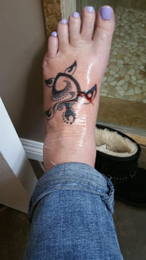 Explore womens leg sleeve tattoo ideas, creative tattoo ideas in Pomona, available at Inkd Chronicles