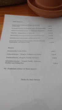 Restaurant Bistrorante zum Storchennest à Müncheberg (la carte)