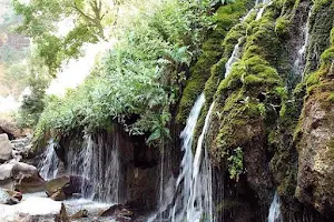 Haft Cheshmeh Waterfall. image