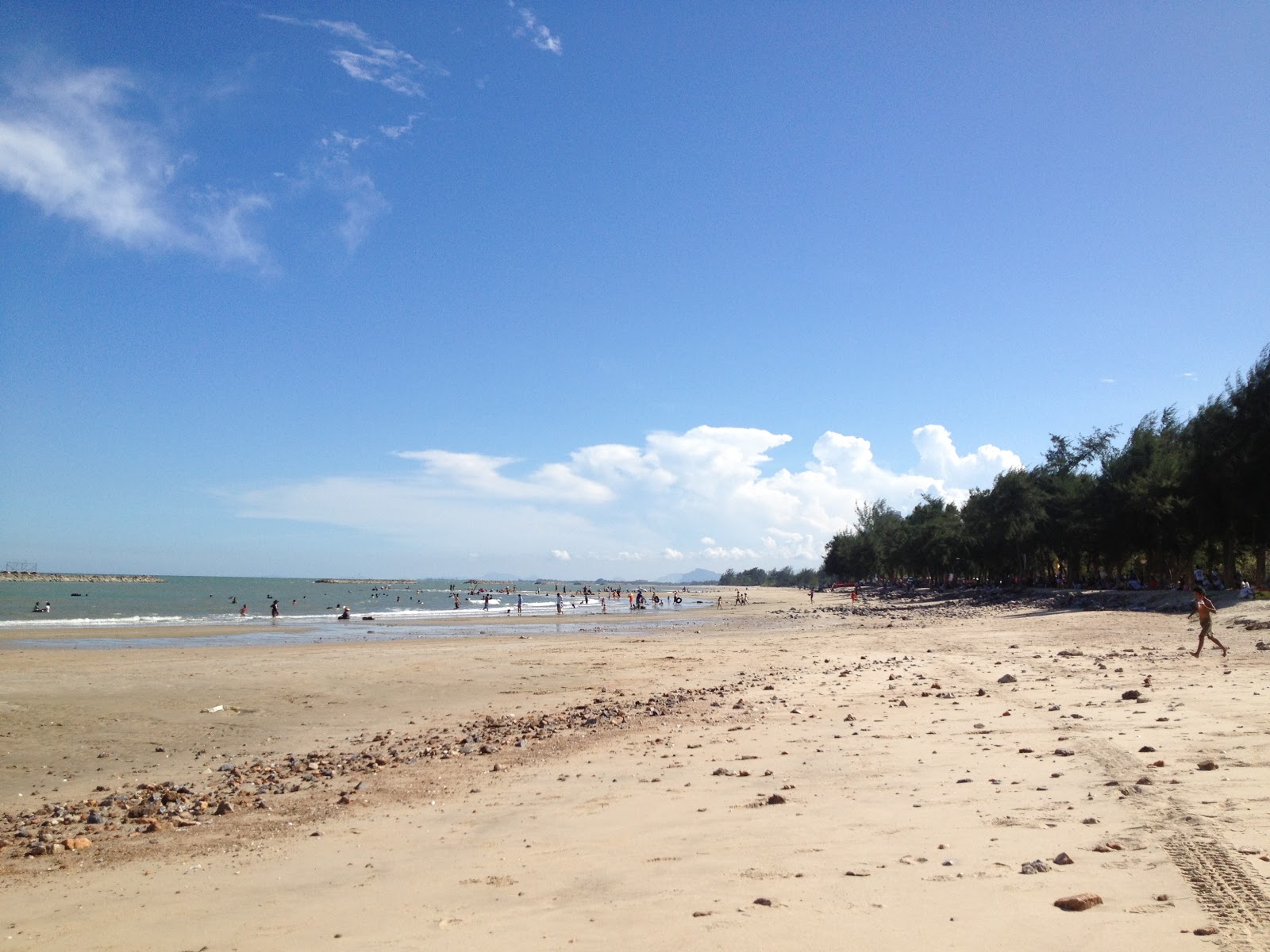 Chaosamran Beach的照片 带有长直海岸