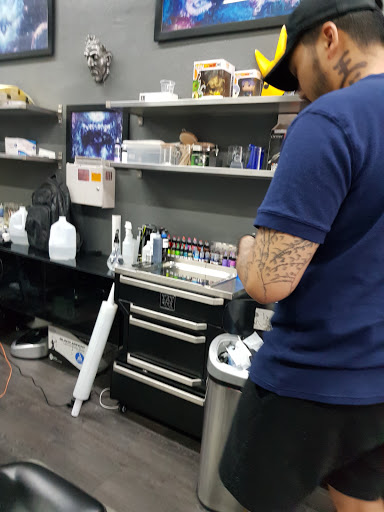 Explore pulp fiction tattoo ideas, creative tattoo ideas in Hollywood, available at Sacred Eye Tattoos