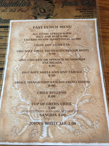 Restaurant «El Banditos», reviews and photos, 327 E Market St, Iowa City, IA 52245, USA