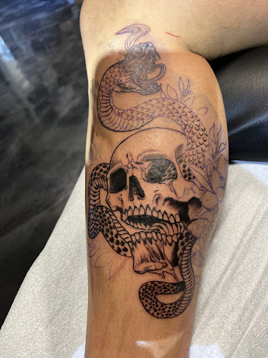 Explore chemistry tattoo ideas, creative tattoo ideas in Copperas Cove, available at Flashover Ink Tattoo