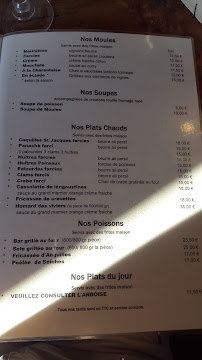 Le Cayenne à Marennes menu