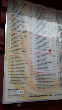 Kim Long Restaurant à Hattersheim am Main menu