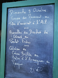 Rosé et Ciboulette à Brantôme carte