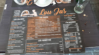 Menu / carte de LOU JAS à Roquebrune-sur-Argens